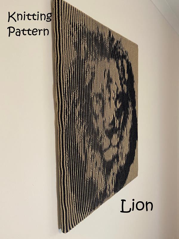 Jamo Lion Illusion Knitting Pattern